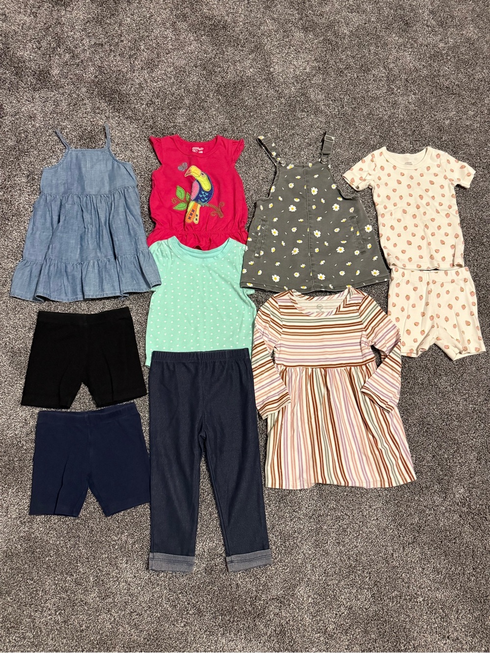 18 month girls toddler clothing lot dresses shorts
